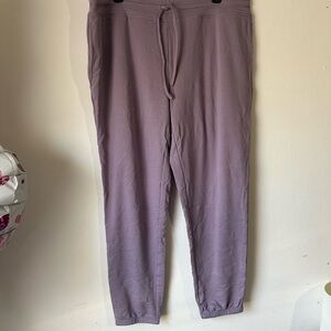 Women’s Dusty Purple Fleece Jogger Sweatpants